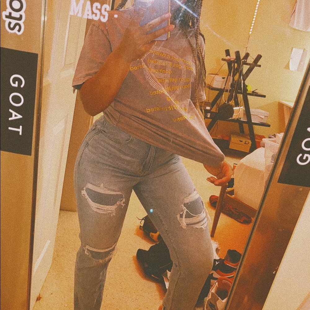 AE mom jeans